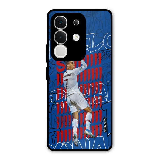 Ronaldo Typography Vivo T4x Mobile Back Cover - Sports PrintShield Case