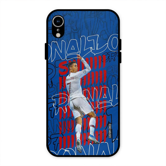 Ronaldo Typography iPhone XR Mobile Back Cover - Sports PrintShield Case