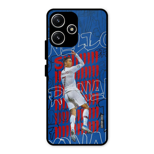 Ronaldo Typography Redmi 12 5G Mobile Back Cover - Sports PrintShield Case