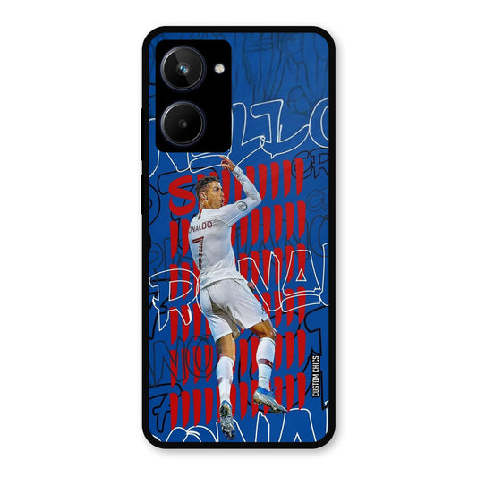 Ronaldo Typography Realme 10 Mobile Back Cover - Sports PrintShield Case