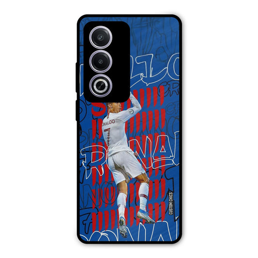 Ronaldo Typography Oppo A3 Pro Mobile Back Cover - Sports PrintShield Case