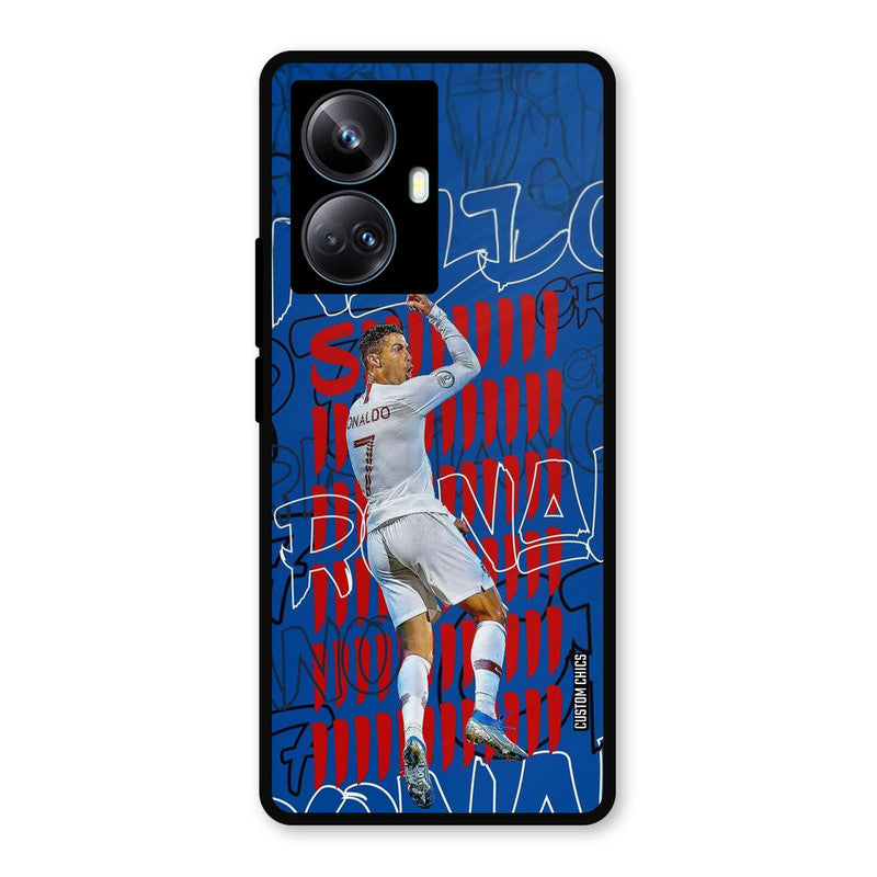 Ronaldo Typography Realme 10 Pro Plus Mobile Back Cover - Sports PrintShield Case