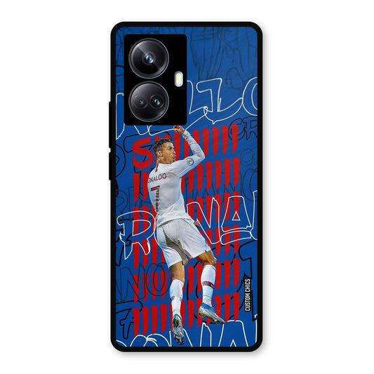 Ronaldo Typography Realme 10 Pro Plus Mobile Back Cover - Sports PrintShield Case