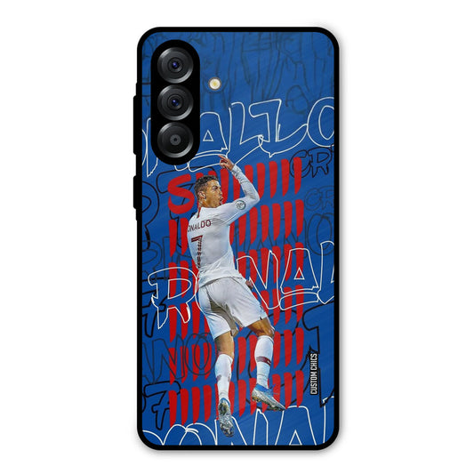 Ronaldo Typography Samsung Galaxy A36 Mobile Back Cover - Sports PrintShield Case