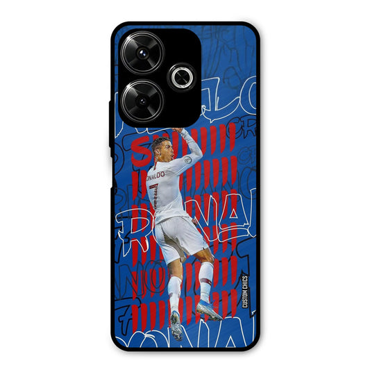 Ronaldo Typography Redmi 13 5G Mobile Back Cover - Sports PrintShield Case