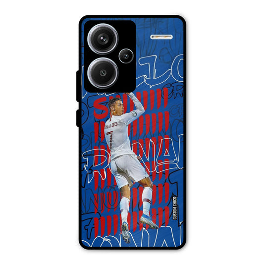 Ronaldo Typography Redmi Note 13 Pro Plus Mobile Back Cover - Sports PrintShield Case