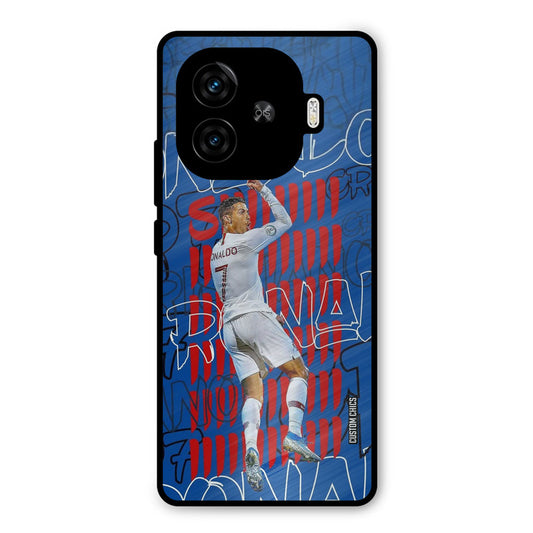 Ronaldo Typography iQoo Neo 10R Mobile Back Cover - Sports PrintShield Case