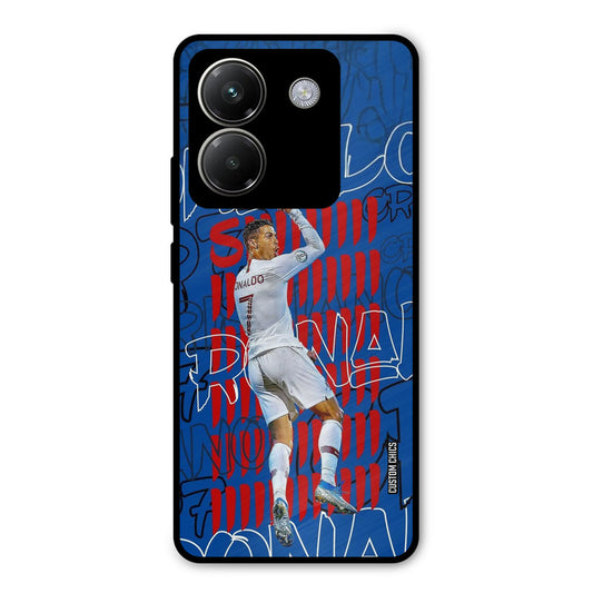 Ronaldo Typography Poco M7 Pro Mobile Back Cover - Sports PrintShield Case