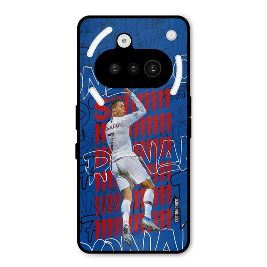 Ronaldo Typography Nothing Phone 3A Mobile Back Cover - Sports PrintShield Case