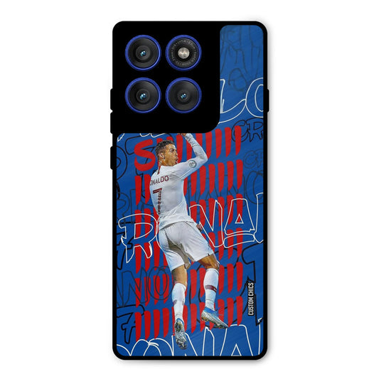 Ronaldo Typography Motorola Edge 60 Pro Mobile Back Cover - Sports PrintShield Case