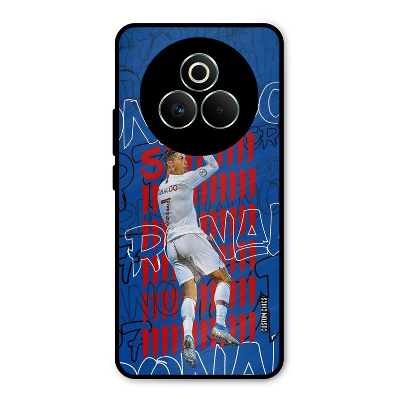 Ronaldo Typography Realme P3 Pro 5G Mobile Back Cover - Sports PrintShield Case