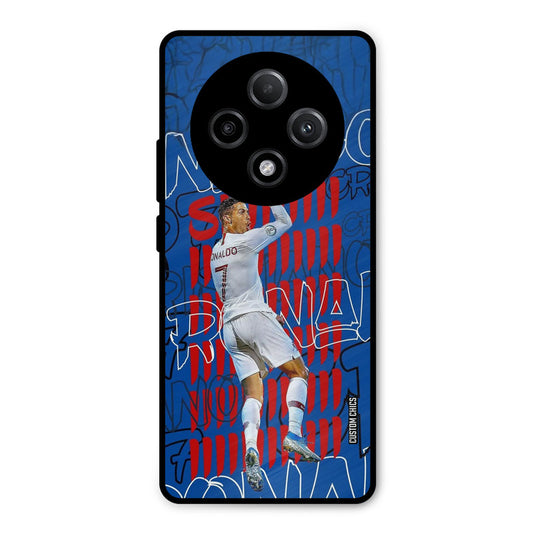 Ronaldo Typography Oppo F27 Pro Plus 5G Mobile Back Cover - Sports PrintShield Case