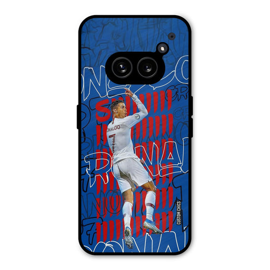 Ronaldo Typography Nothing Phone 2a Mobile Back Cover - Sports PrintShield Case