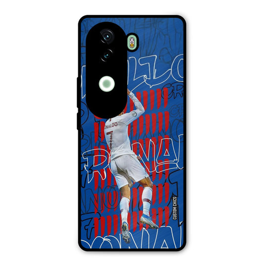 Ronaldo Typography iQOO Z9s Mobile Back Cover - Sports PrintShield Case