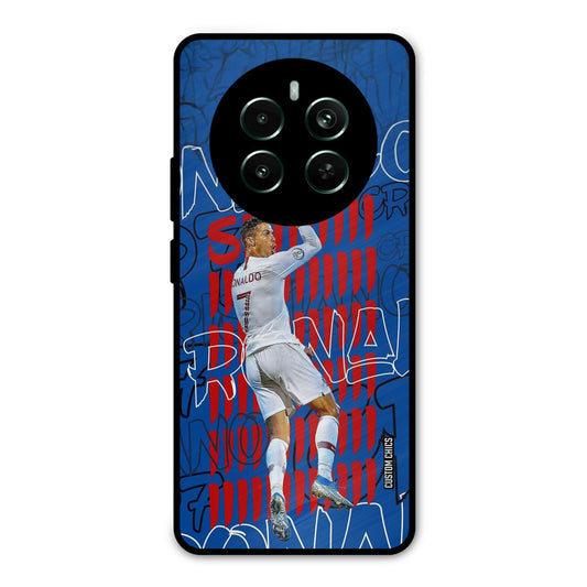 Ronaldo Typography Realme 12 Plus Mobile Back Cover - Sports PrintShield Case