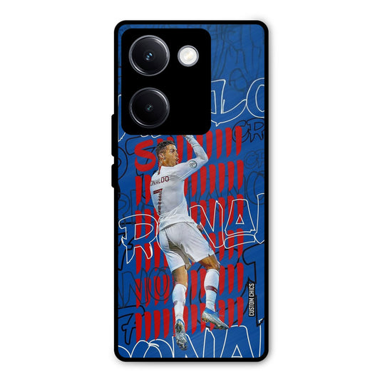Ronaldo Typography Vivo Y300 Plus Mobile Back Cover - Sports PrintShield Case