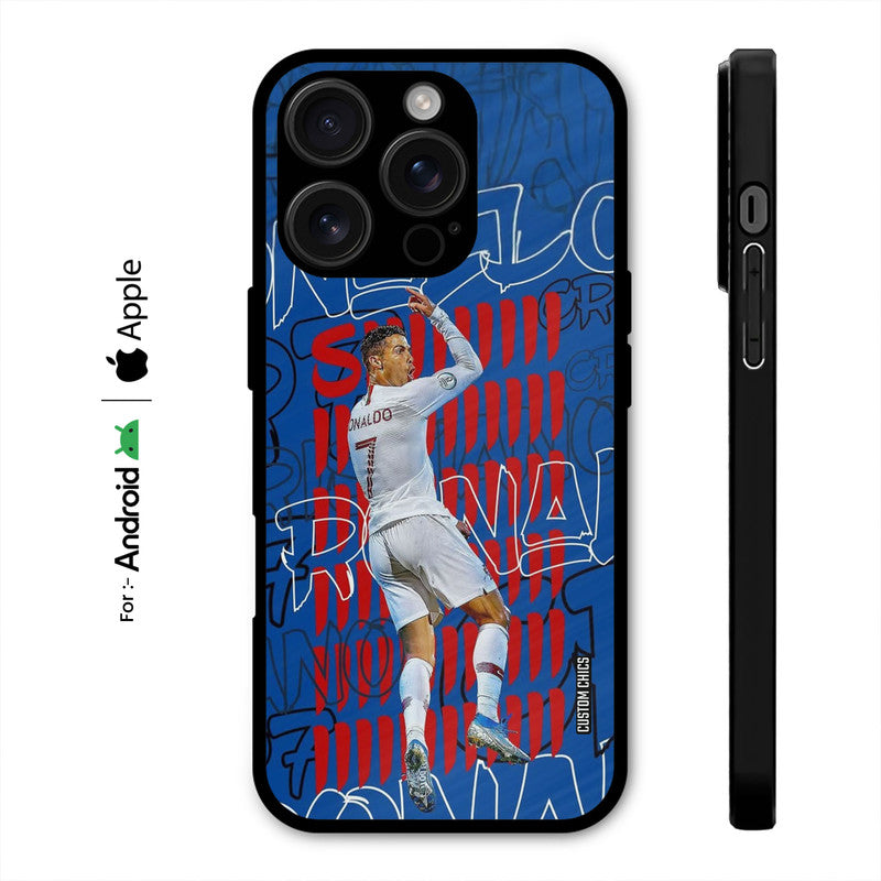 Ronaldo Typography Case – Premium PrintShield Mobile Cover