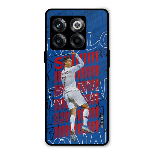 Ronaldo Typography Oneplus 10T Mobile Back Cover - Sports PrintShield Case