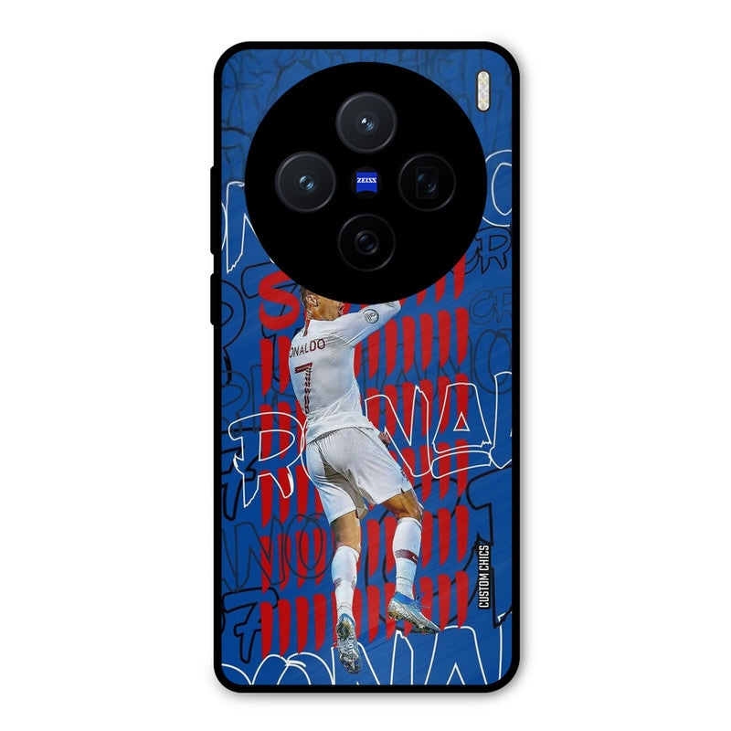 Ronaldo Typography Vivo X200 Mobile Back Cover - Sports PrintShield Case