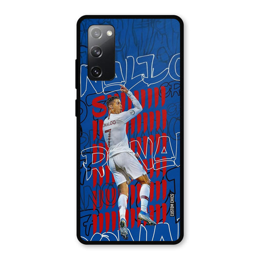 Ronaldo Typography Samsung Galaxy S20 FE Mobile Back Cover - Sports PrintShield Case