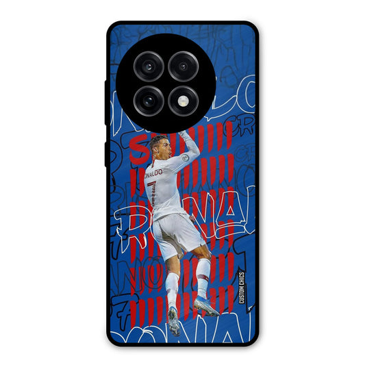 Ronaldo Typography OnePlus 13R Mobile Back Cover - Sports PrintShield Case