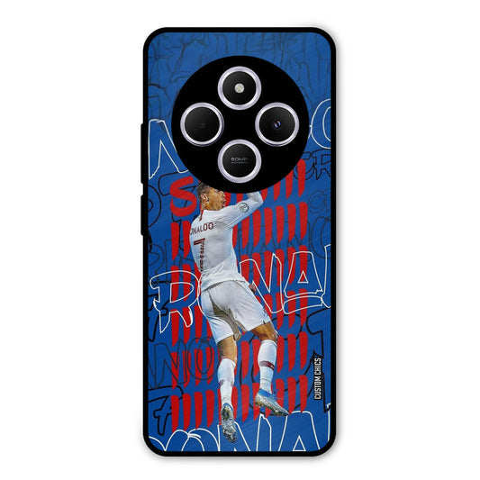 Ronaldo Typography Poco M7 Mobile Back Cover - Sports PrintShield Case