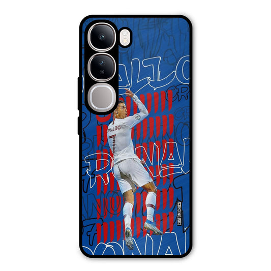 Ronaldo Typography Vivo Y300 Mobile Back Cover - Sports PrintShield Case