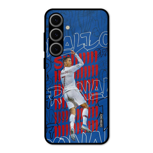 Ronaldo Typography Samsung Galaxy S24 Mobile Back Cover - Sports PrintShield Case