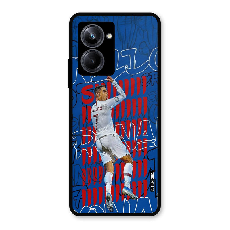 Ronaldo Typography Realme 10 Pro Mobile Back Cover - Sports PrintShield Case