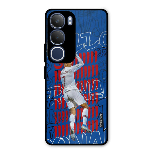 Ronaldo Typography Vivo Y29 Mobile Back Cover - Sports PrintShield Case