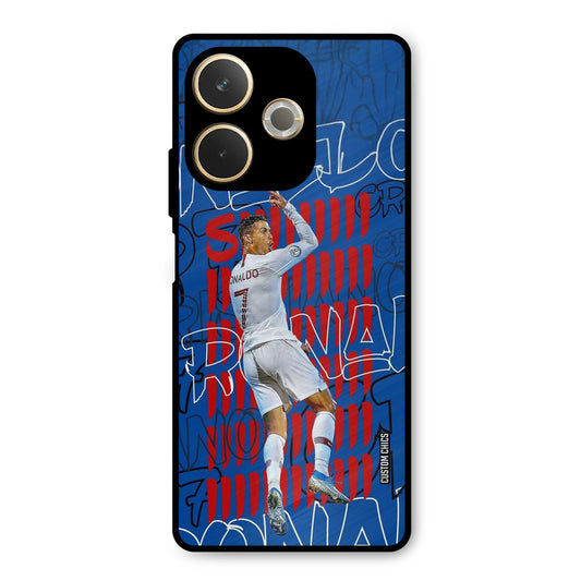 Ronaldo Typography Oppo A5 Pro Mobile Back Cover - Sports PrintShield Case