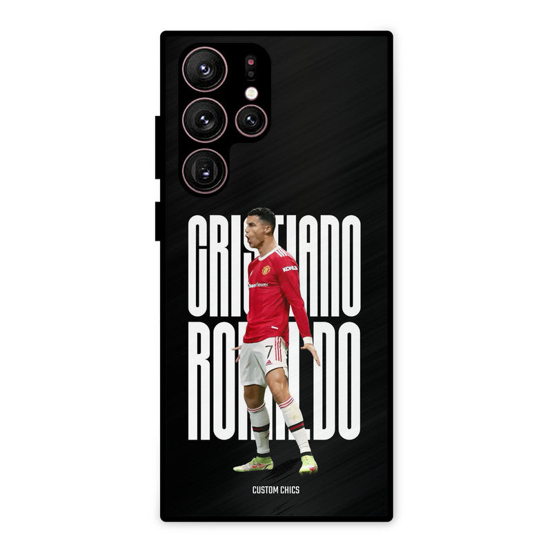 Ronaldo Samsung Galaxy S22 Ultra Mobile Back Cover - Sports PrintShield Case