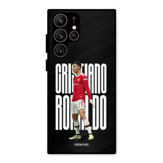 Ronaldo Samsung Galaxy S22 Ultra Mobile Back Cover - Sports PrintShield Case