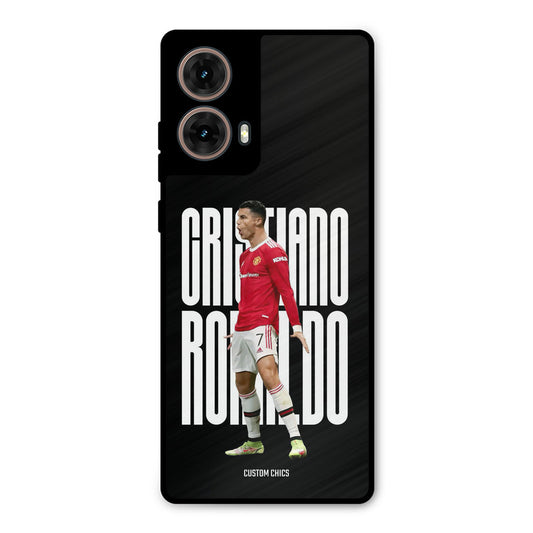 Ronaldo Moto G85 Mobile Back Cover - Sports PrintShield Case