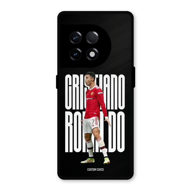 Ronaldo OnePlus 11R Mobile Back Cover - Sports PrintShield Case