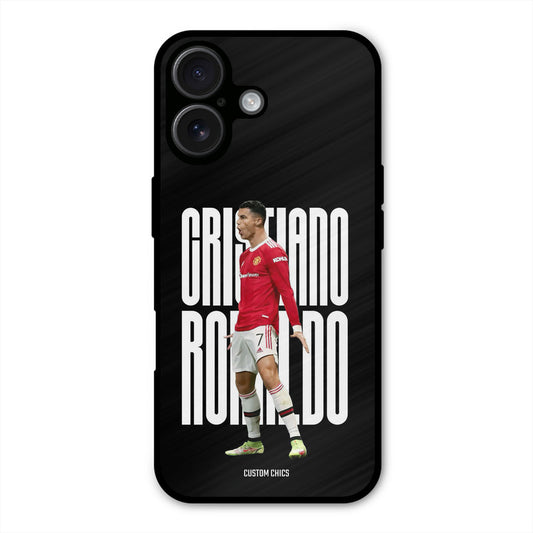 Ronaldo  iPhone 16 Mobile Back Cover - Sports PrintShield Case