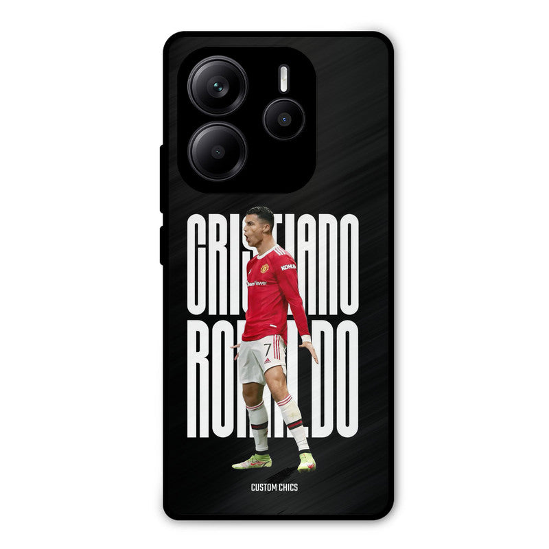 Ronaldo Redmi Note 14 Mobile Back Cover - Sports PrintShield Case