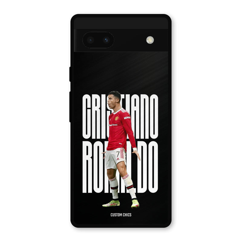 Ronaldo Google Pixel 6a Mobile Back Cover - Sports PrintShield Case