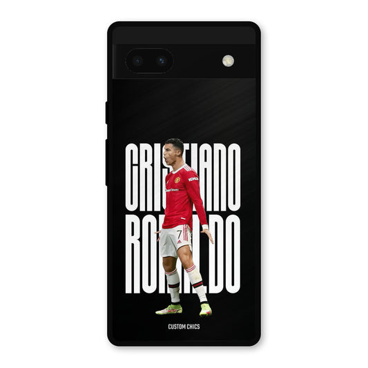 Ronaldo Google Pixel 6a Mobile Back Cover - Sports PrintShield Case