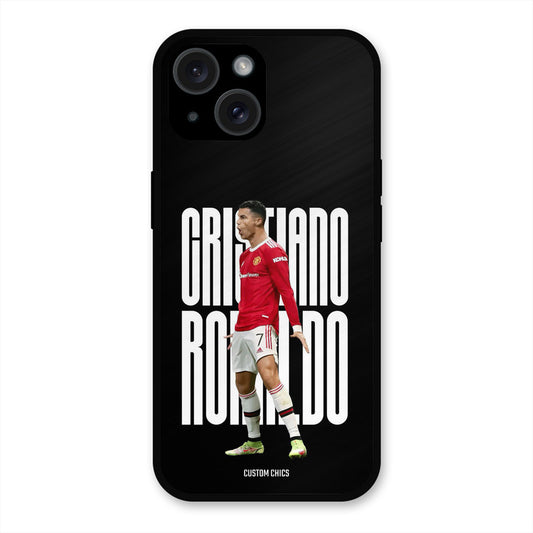 Ronaldo  iPhone 15 Plus Mobile Back Cover - Sports PrintShield Case