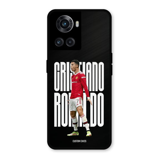 Ronaldo OnePlus 10R Mobile Back Cover - Sports PrintShield Case