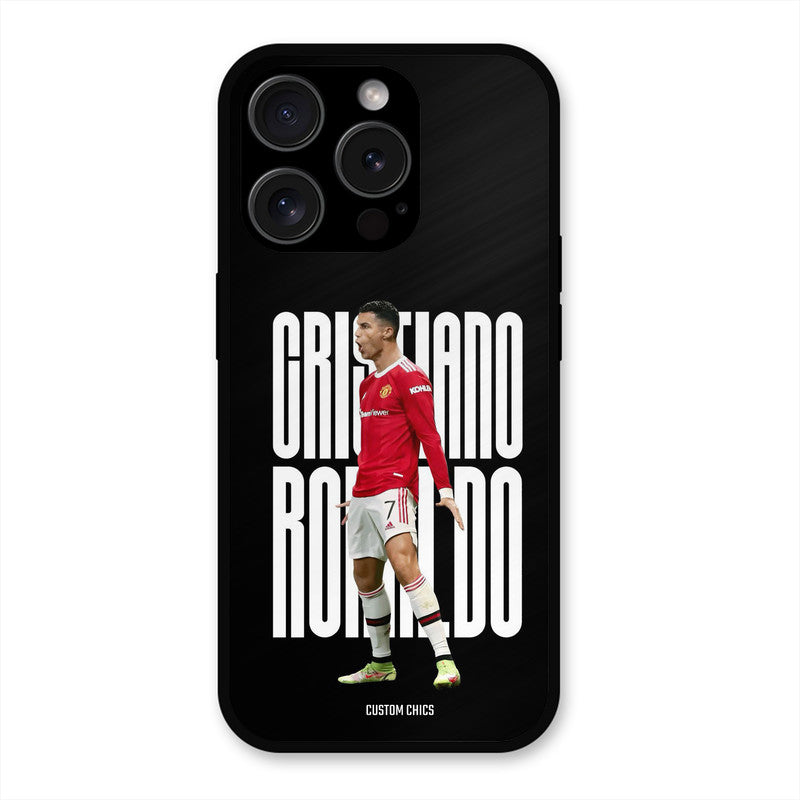 Ronaldo  iPhone 15 Pro Max Mobile Back Cover - Sports PrintShield Case
