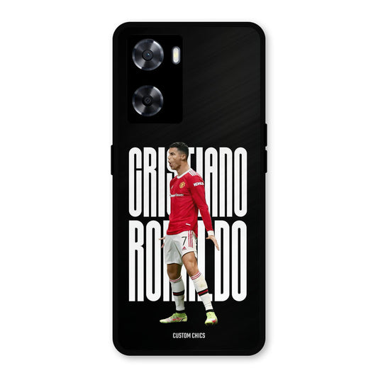 Ronaldo Oppo A57 2022 Mobile Back Cover - Sports PrintShield Case