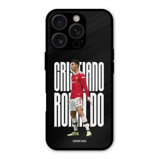 Ronaldo  iPhone 16 Pro Max Mobile Back Cover - Sports PrintShield Case