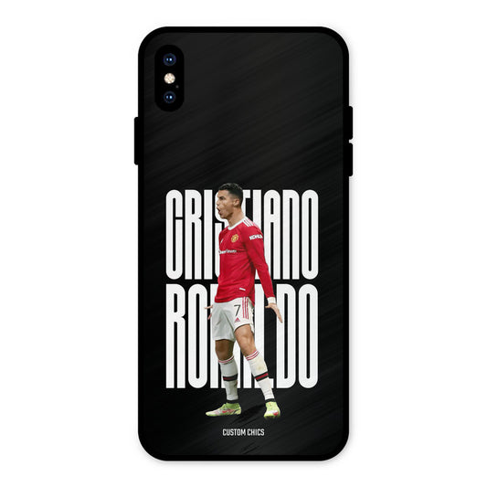 Ronaldo iPhone XS Max Mobile Back Cover - Sports PrintShield Case
