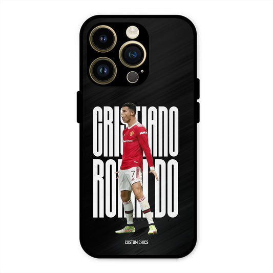 Ronaldo  iPhone 14 Pro Mobile Back Cover - Sports PrintShield Case