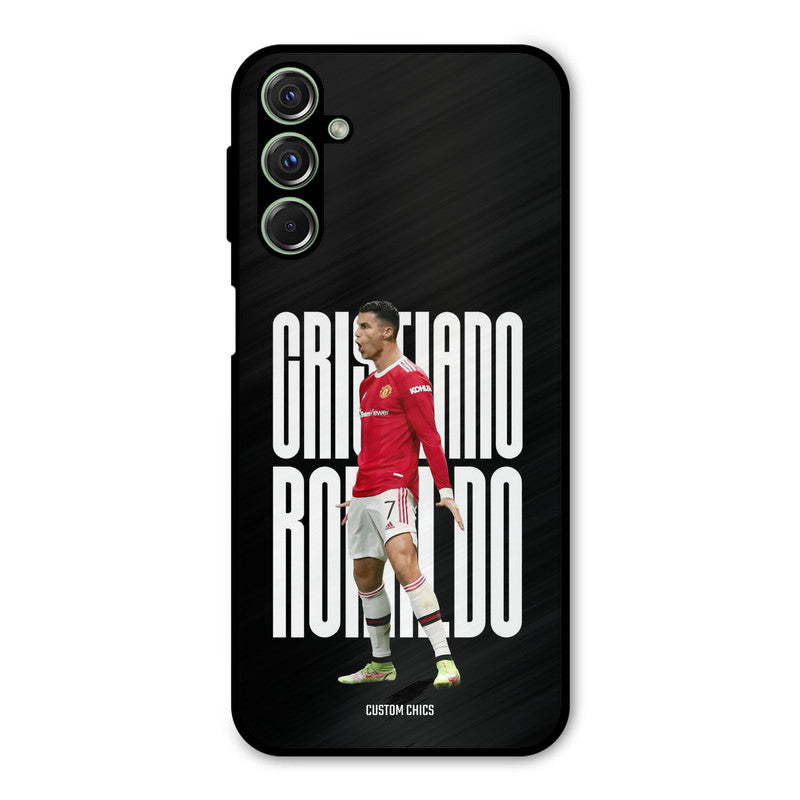 Ronaldo Samsung Galaxy M34 Mobile Back Cover - Sports PrintShield Case