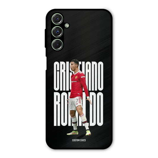 Ronaldo Samsung Galaxy M34 Mobile Back Cover - Sports PrintShield Case
