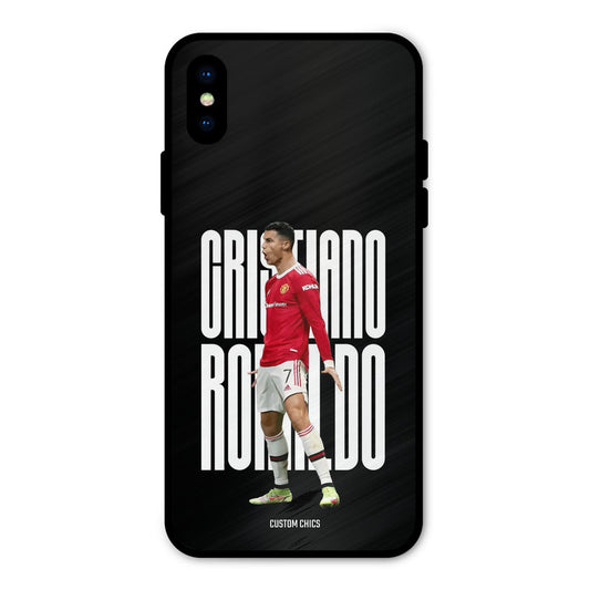 Ronaldo iPhone X Mobile Back Cover - Sports PrintShield Case