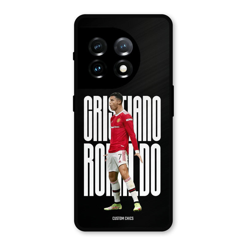 Ronaldo OnePlus 11 Mobile Back Cover - Sports PrintShield Case